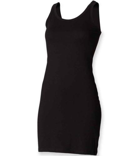 SF Ladies Tank Dress - Black - L